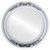 Flat Mirror - Florence Circle Frame - Silver Spray