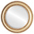 Beveled Mirror - Dorset Round Frame - Gold Leaf