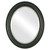 Beveled Mirror - Dorset Oval Frame - Hunter Green