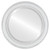 Beveled Mirror - Dorset Framed Round Mirror - Linen White