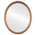 Flat Mirror - Pasadena Oval Frame - Sunset Gold