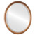 Bevelled Mirror - Pasadena Oval Frame - Sunset Gold