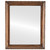 Flat Mirror - Kensington Rectangle Frame - Sunset Gold