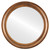 Flat Mirror - Newport Circle Frame - Sunset Gold