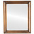 Flat Mirror - Newport Rectangle Frame - Sunset Gold