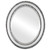 Beveled Mirror - Dorset Oval Frame - Silver Spray