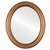 Flat Mirror - Philadelphia Oval Frame - Sunset Gold