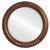 Beveled Mirror - Florence Round Frame - Sunset Gold