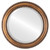 Beveled Mirror - Dorset Round Frame - Sunset Gold