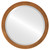 Beveled Mirror - Vienna Round Frame - Sunset Gold
