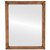 Flat Mirror - Vienna Rectangle Frame - Sunset Gold