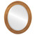 Beveled Mirror - Cafe Oval Frame - Sunset Gold
