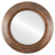 Beveled Mirror - Veneto Round Frame - Sunset Gold