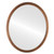 Flat Mirror - Hamilton Oval Frame - Sunset Gold with Silver Lip