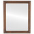 Flat Mirror - Santa Fe Rectangle Frame - Sunset Gold