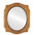 Beveled Mirror - San Francisco Oval Frame - Sunset Gold