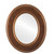 Flat Mirror - Marquis Oval Frame - Sunset Gold