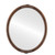 Flat Mirror - Athena Oval Frame - Sunset Gold