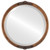 Beveled Mirror - Athena Round Frame - Sunset Gold