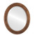 Beveled Mirror - Wright Oval Frame - Sunset Gold