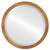 Beveled Mirror - Manhattan Round Frame - Sunset Gold