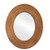 Flat Mirror - Tribeca Oval Frame - Sunset Gold