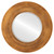 Beveled Mirror - Tribeca Round Frame - Sunset Gold