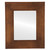 Flat Mirror - Tribeca Rectangle Frame - Sunset Gold