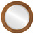 Beveled Mirror - Avenue Round Frame - Sunset Gold
