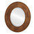 Beveled Mirror - Boulevard Oval Frame - Sunset Gold