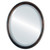 Bevelled Mirror - Pasadena Oval Frame - Rubbed Bronze