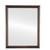 Flat Mirror - Pasadena Framed Rectangle Mirror - Rubbed Bronze