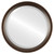 Beveled Mirror - Huntington Round Frame - Rubbed Bronze