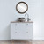 Lifestyle 2 - Huntington Framed Round Mirror - Rubbed Bronze