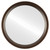 Flat Mirror - Huntington Framed Circle Mirror - Rubbed Bronze