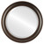 Beveled Mirror - Newport Round Frame - Rubbed Bronze