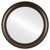 Flat Mirror - Newport Framed Circle Mirror - Rubbed Bronze
