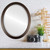 Lifestyle 1 - Regatta Framed Oval Mirror - Rubbed Bronze