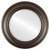 Beveled Mirror - Lancaster Round Frame - Rubbed Bronze