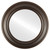 Flat Mirror - Lancaster Framed Circle Mirror - Rubbed Bronze
