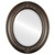 Beveled Mirror - Winchester Oval Frame - Rubbed Bronze