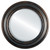 Beveled Mirror - Chicago Round Frame - Rubbed Bronze