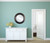 Lifestyle - Chicago Framed Round Mirror - Rubbed Bronze