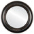 Flat Mirror - Boston Framed Circle Mirror - Rubbed Bronze