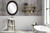 Lifestyle - Dorset Framed Oval Mirror - Rubbed Bronze