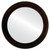 Flat Mirror - Cafe Framed Circle Mirror - Rubbed Bronze