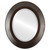 Beveled Mirror - Lombardia Oval Frame - Rubbed Bronze