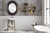 Lifestyle - Imperial Framed Oval Mirror - Rubbed Bronze