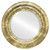 Beveled Mirror - Lancaster Round Frame - Champagne Gold
