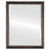 Beveled Mirror - Virginia Rectangle Frame - Rubbed Bronze